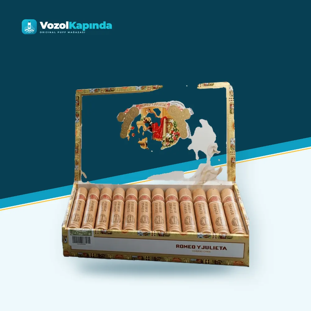 Romeo Y Julieta Short Churchills Tubo Puro 25’s FREESHOP Ürün Görseli Romeo Y Julieta Short Churchills Tubo Puro 25’s FREESHOP paket görünümü