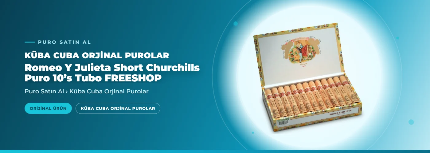 Romeo Y Julieta Short Churchills Puro 10’s Tubo FREESHOP
