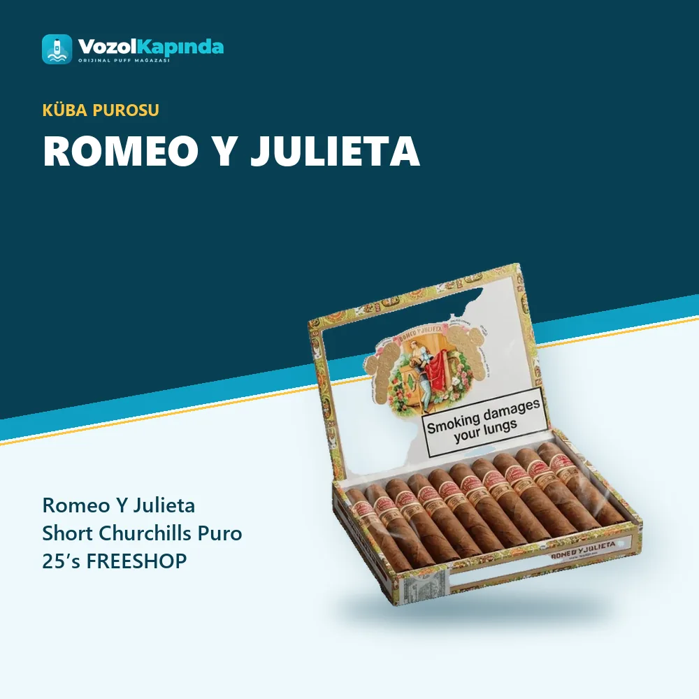 Romeo Y Julieta Short Churchills Puro 25’s FREESHOP Bilgi Kartı Romeo Y Julieta Short Churchills Puro 25’s FREESHOP sipariş avantajları: kapıda ödeme ve gizli paket