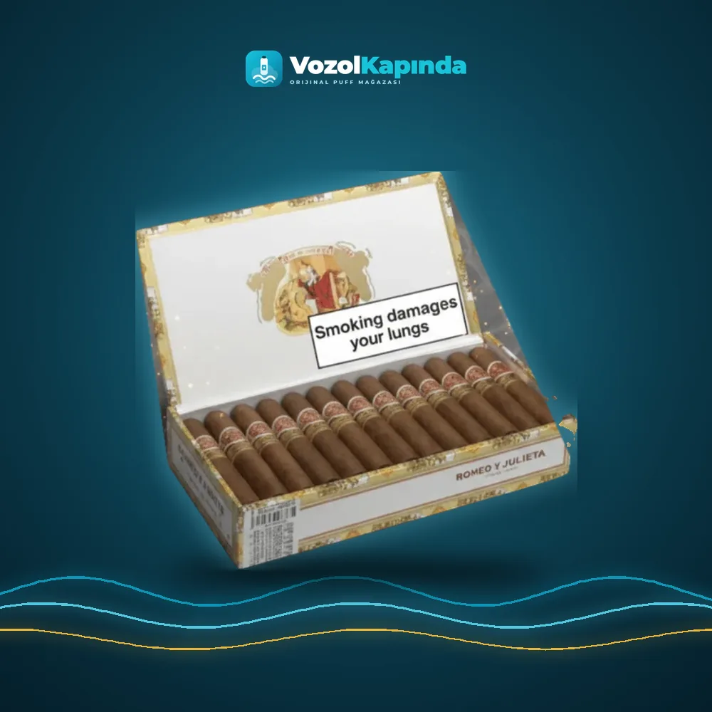 Romeo Y Julieta Wide Churchills Puro 25’s FREESHOP, Vozol Kapında orijinal Küba purosu
