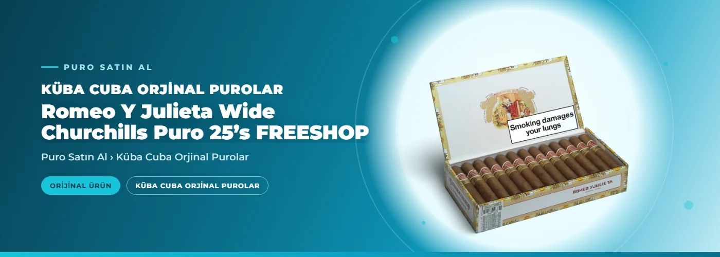 Romeo Y Julieta Wide Churchills Puro 25’s  FREESHOP