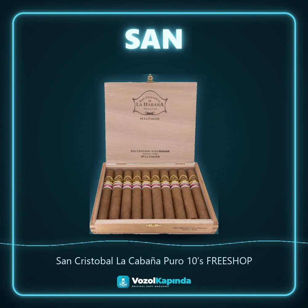 San Cristobal La Cabaña Puro 10’s FREESHOP özellikleri: orijinal ürün, kapıda ödeme, gizli paket