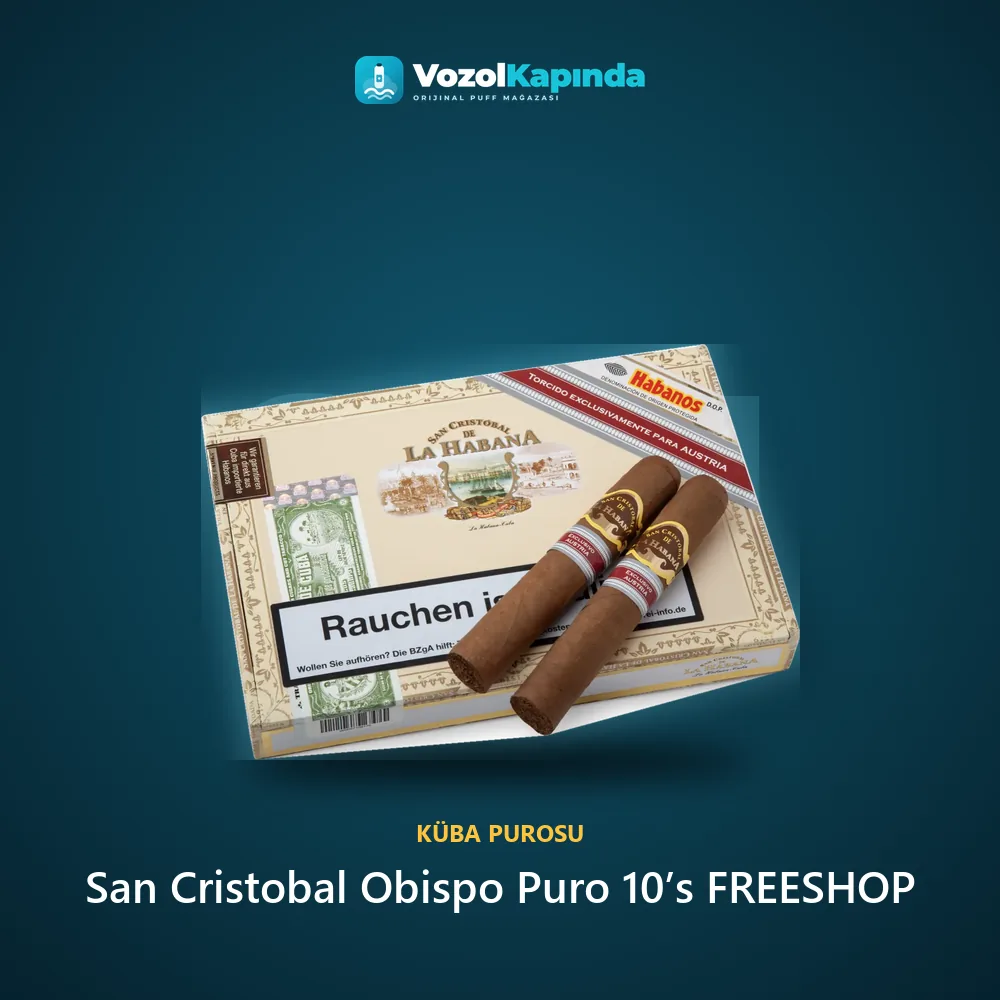 San Cristobal Obispo Puro 10’s FREESHOP Bilgi Kartı San Cristobal Obispo Puro 10’s FREESHOP sipariş avantajları: kapıda ödeme ve gizli paket