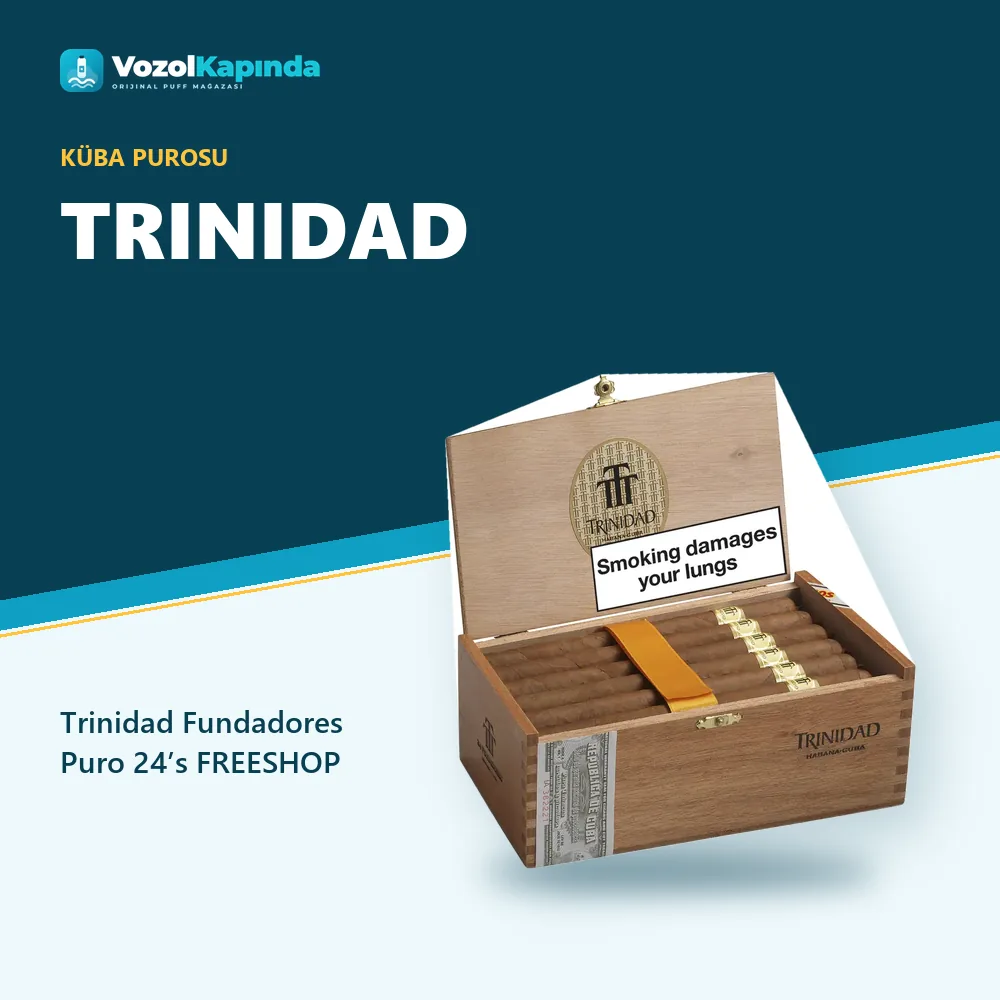 Trinidad Fundadores Puro 24’s FREESHOP Bilgi Kartı Trinidad Fundadores Puro 24’s FREESHOP özellikleri: orijinal ürün, kapıda ödeme, gizli paket