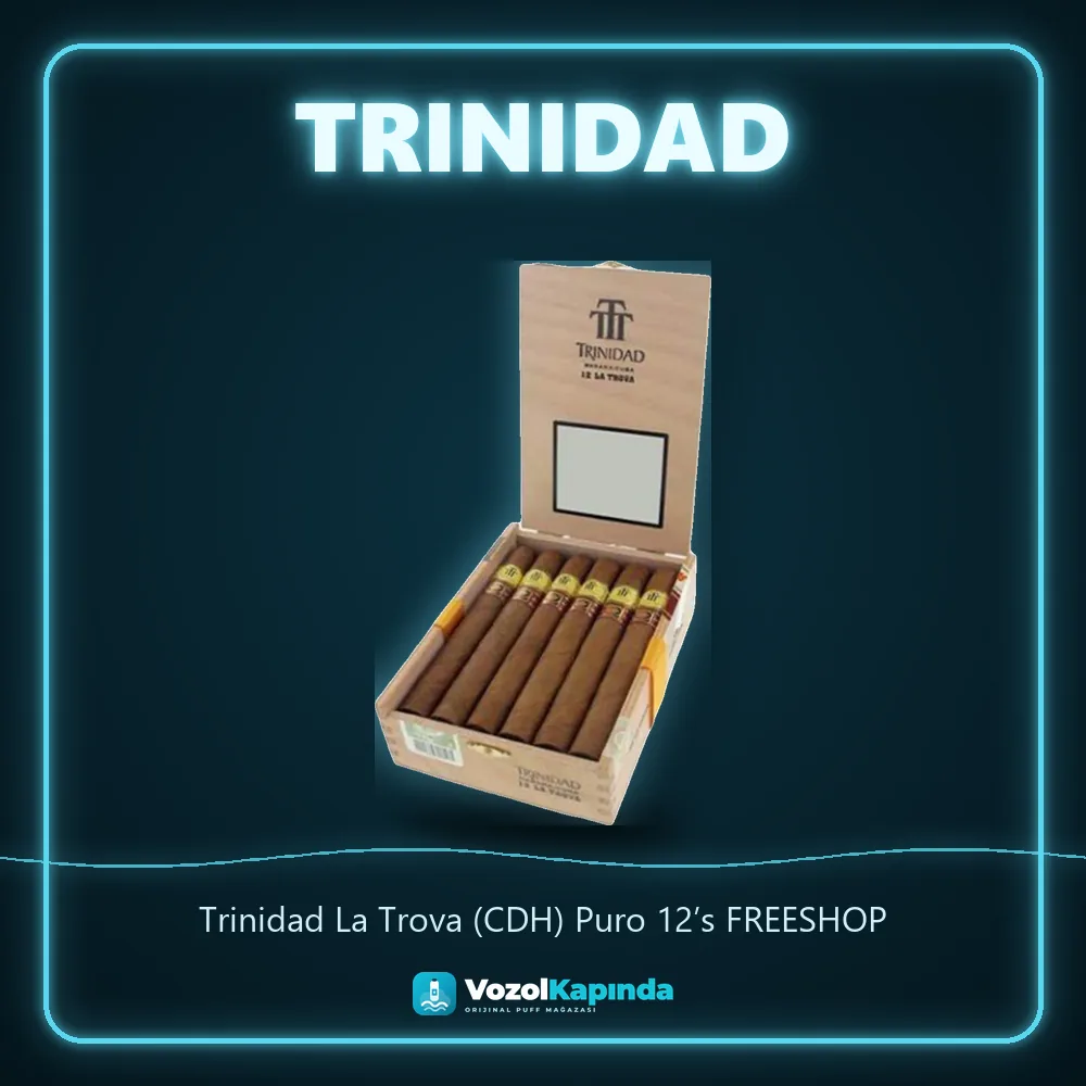 Trinidad La Trova (CDH) Puro 12’s FREESHOP Sipariş Bilgileri Trinidad La Trova (CDH) Puro 12’s FREESHOP bilgi kartı, orijinal Küba purosu