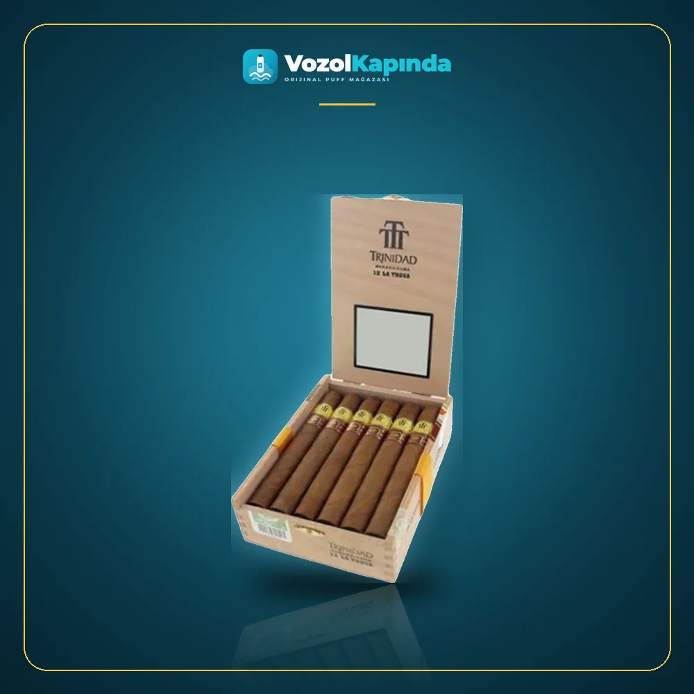 Trinidad La Trova (CDH) Puro 12’s FREESHOP Paket Görünümü Trinidad La Trova (CDH) Puro 12’s FREESHOP ürün görseli, orijinal Küba purosu