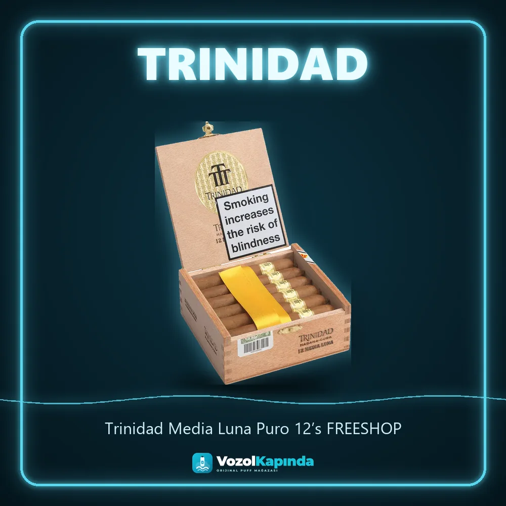 Trinidad Media Luna Puro 12’s FREESHOP Bilgi Kartı Trinidad Media Luna Puro 12’s FREESHOP özellikleri: orijinal ürün, kapıda ödeme, gizli paket