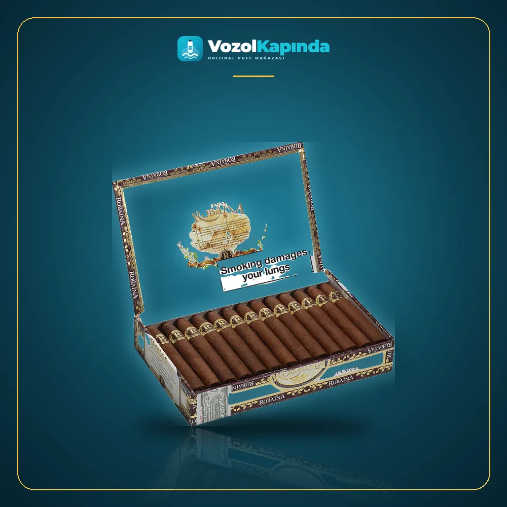 Vegas Robaina Unicos 25’s Puro FREESHOP Orijinal Ambalaj Vegas Robaina Unicos 25’s Puro FREESHOP ön yüz görseli, orijinal ambalaj