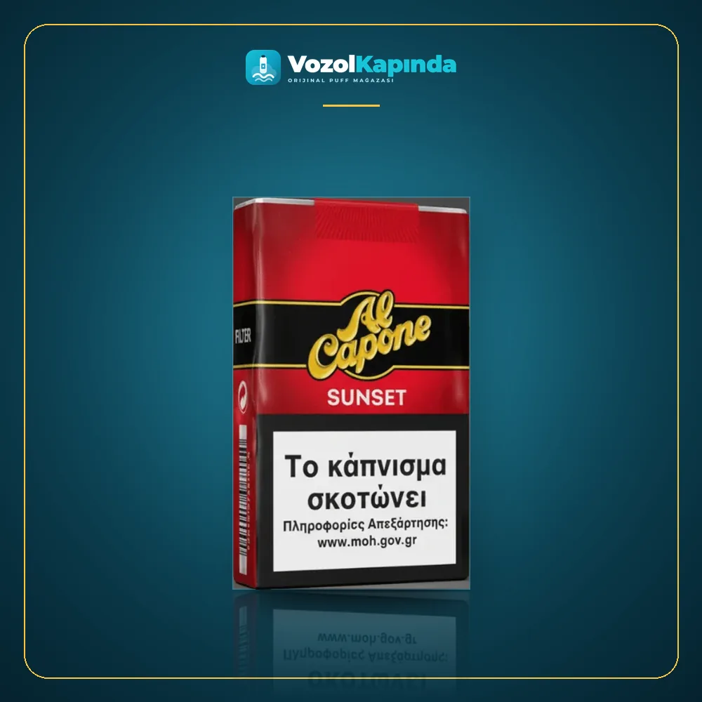 Al Capone Sunset Sigarillo paket görünümü