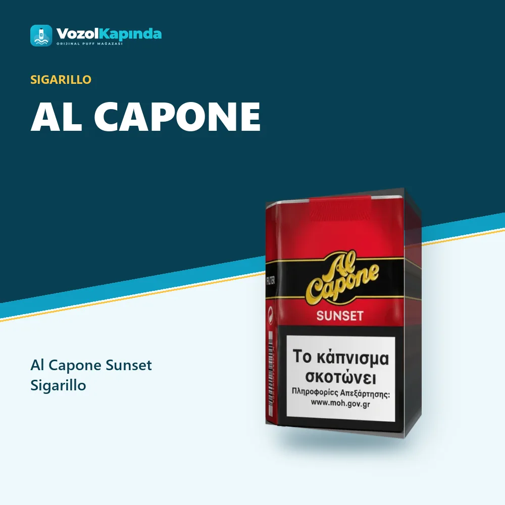 Al Capone Sunset Sigarillo özellikleri: orijinal ürün, kapıda ödeme, gizli paket