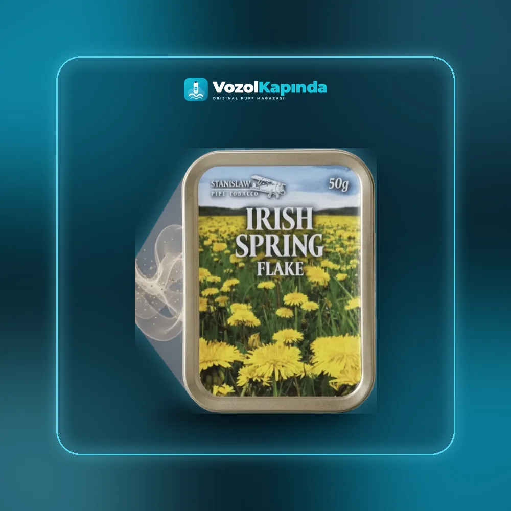 Stanislaw Irısh Spring Flake Pipo Tütünü 50 Gr Metal Kutulu, Vozol Kapında orijinal pipo tütünü