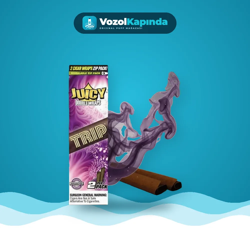 Juicy Double Wraps Trip Puro Kağıdı Satın Al Juicy Double Wraps Trip Puro Kağıdı, Vozol Kapında orijinal sarma kağıdı