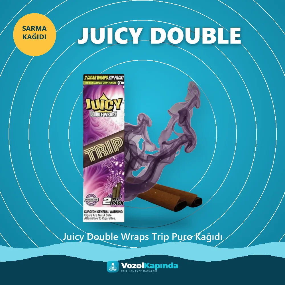 Juicy Double Wraps Trip Puro Kağıdı Bilgi Kartı Juicy Double Wraps Trip Puro Kağıdı özellikleri: orijinal ürün, kapıda ödeme, gizli paket