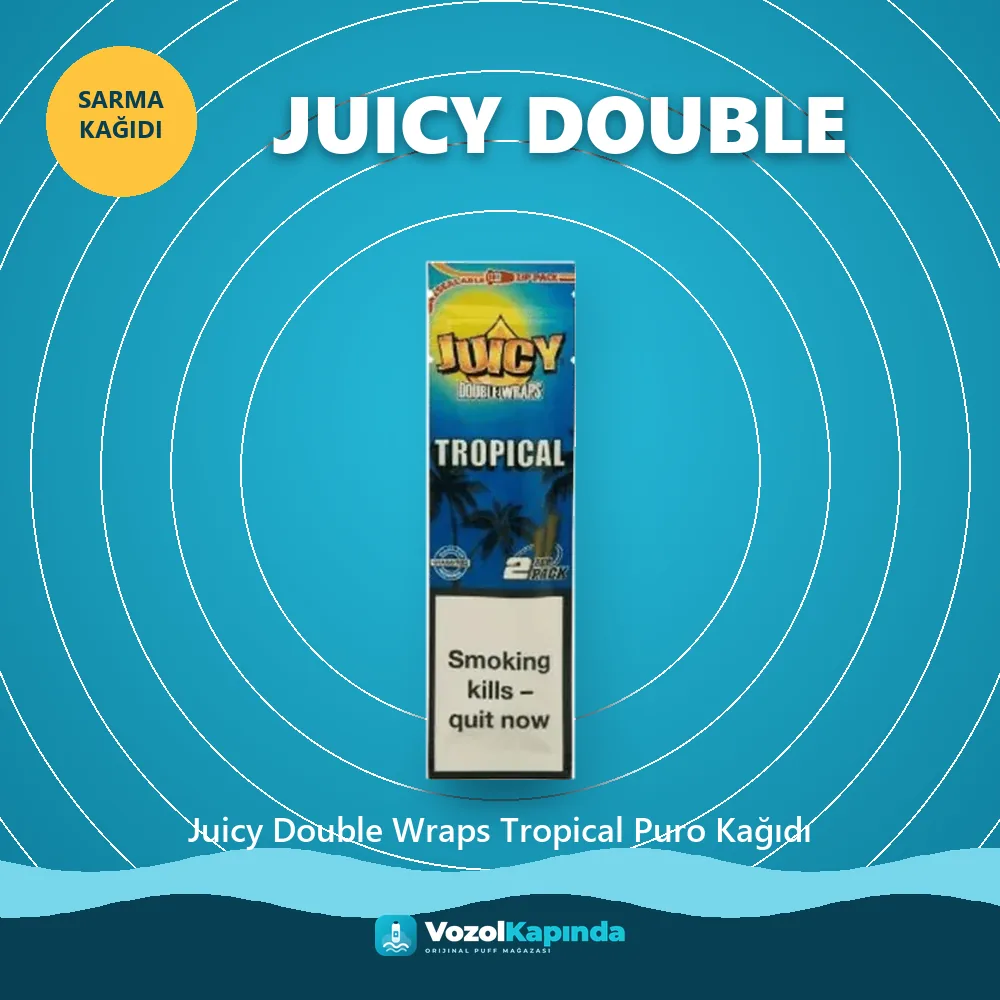 Juicy Double Wraps Tropical Puro Kağıdı Sipariş Bilgileri Juicy Double Wraps Tropical Puro Kağıdı sipariş avantajları: kapıda ödeme ve gizli paket