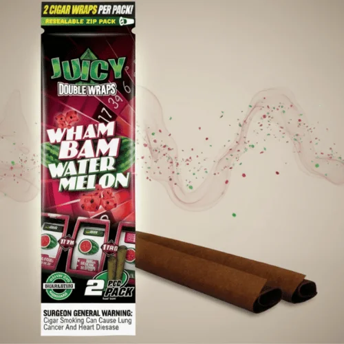 Juicy Double Wraps Wham Bam Karpuz Aromalı Puro Kağıdı