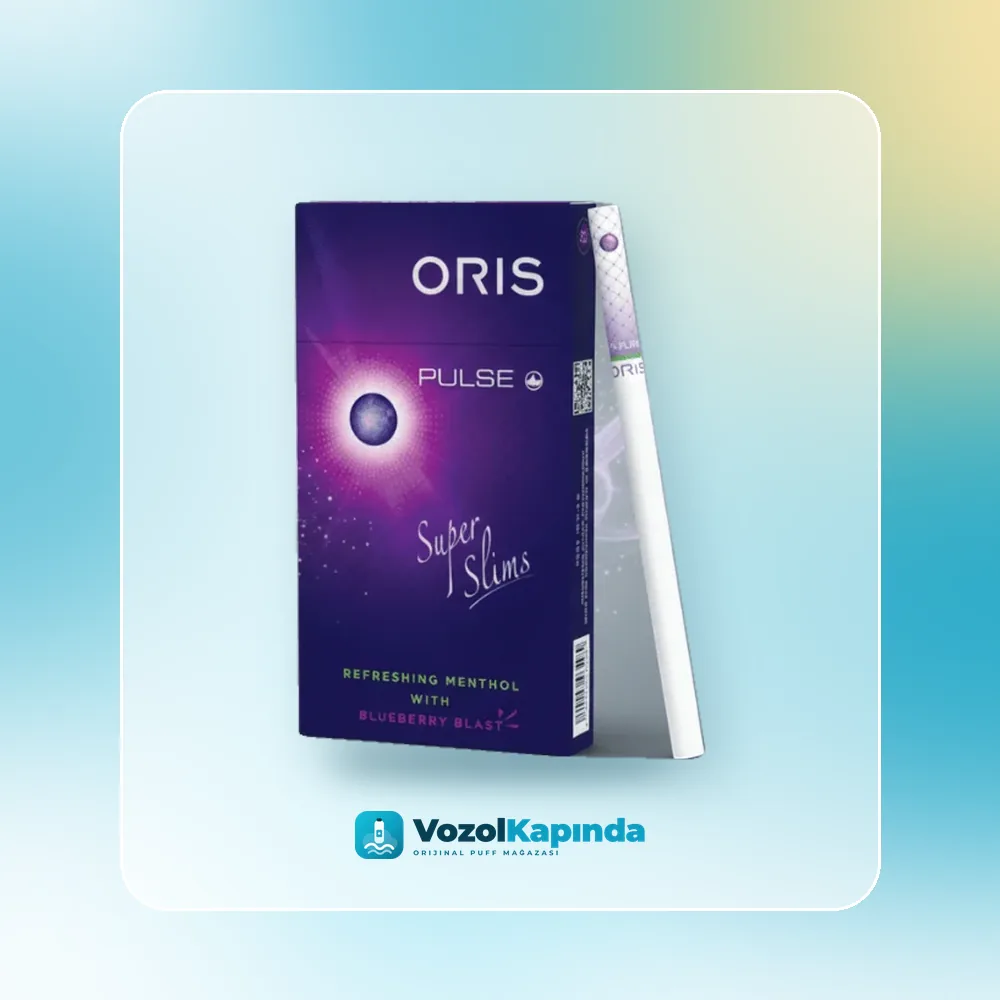 Oris Pulse Blueberry Blast SuperSlim Sigara Sipariş Oris Pulse Blueberry Blast SuperSlim Sigara fiyatı ve siparişi, Vozol Kapında