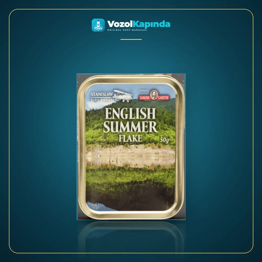 Stanislaw English Summer Flake Pipo Tütünü 50 Gr Metal Kutulu Ürün Görseli Stanislaw English Summer Flake Pipo Tütünü 50 Gr Metal Kutulu ürün görseli, orijinal pipo tütünü