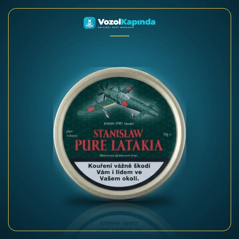 Stanislaw Pure Latakia Pipo Tütünü 50 Gr Metal Kutulu Orijinal Ambalaj Stanislaw Pure Latakia Pipo Tütünü 50 Gr Metal Kutulu ürün görseli, orijinal pipo tütünü