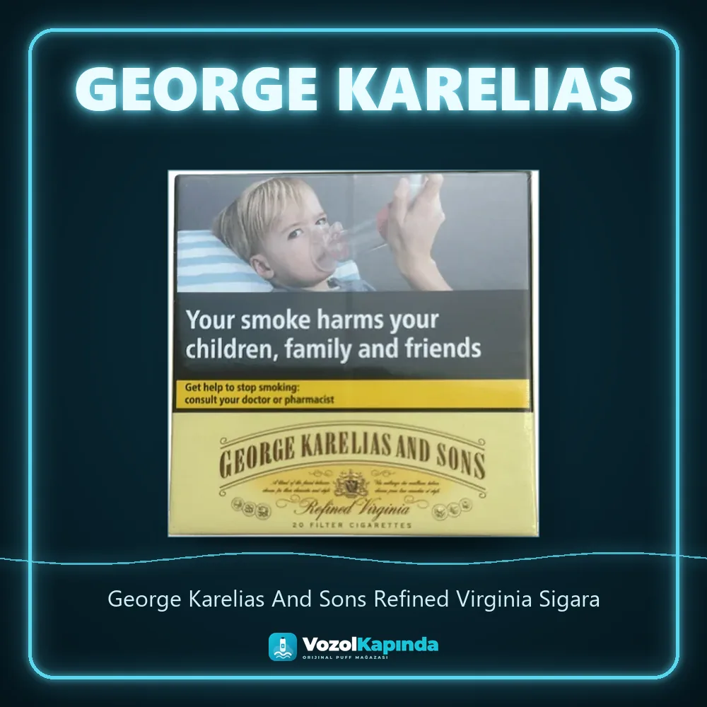 George Karelias And Sons Refined Virginia Sigara Özellikleri George Karelias And Sons Refined Virginia Sigara özellikleri: orijinal ürün, kapıda ödeme, gizli paket