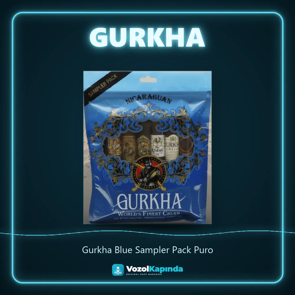 Gurkha Blue Sampler Pack Puro Bilgi Kartı Gurkha Blue Sampler Pack Puro sipariş avantajları: kapıda ödeme ve gizli paket