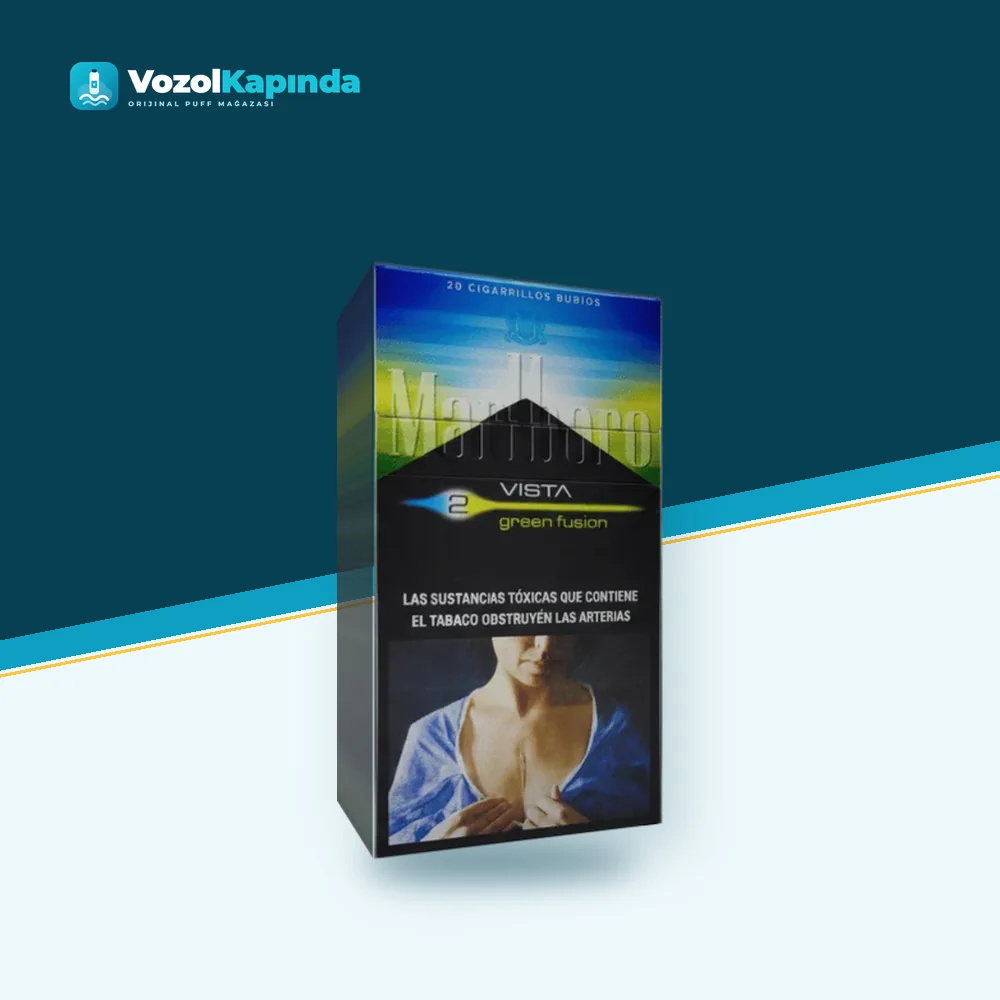 Marlboro Vista Green Fusion Paket Görünümü Marlboro Vista Green Fusion paket görünümü