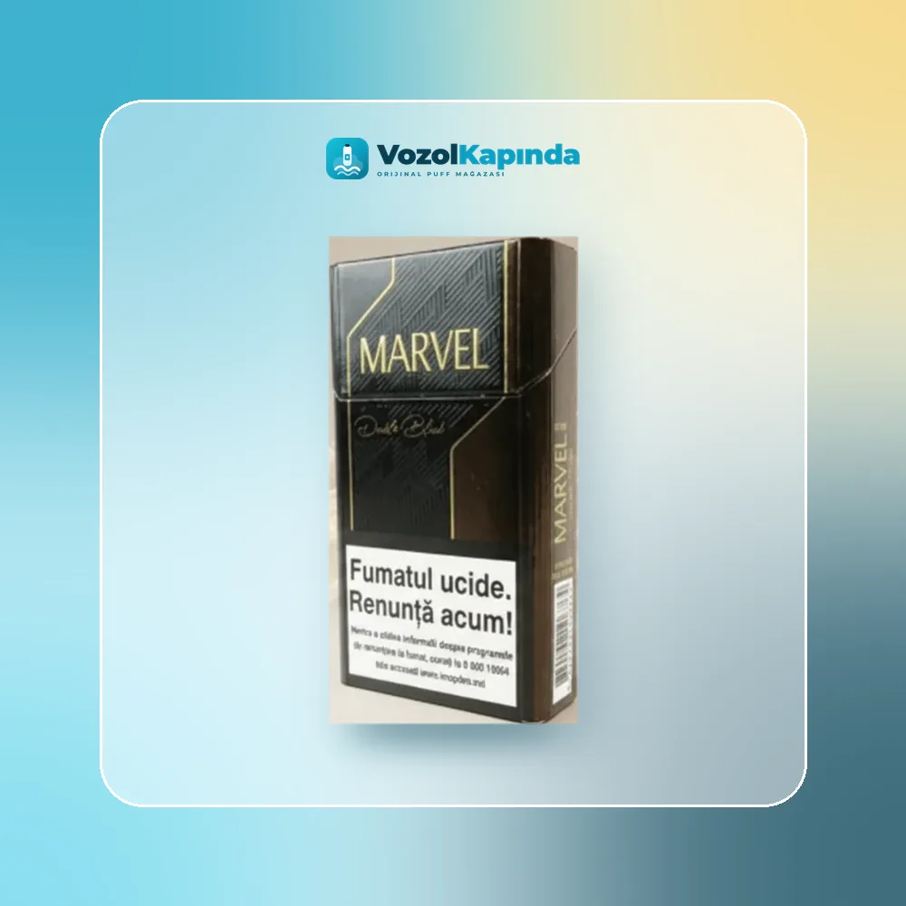 Marvel Double Black Sweet Chocolate Ürün Görseli Marvel Double Black Sweet Chocolate paket görünümü