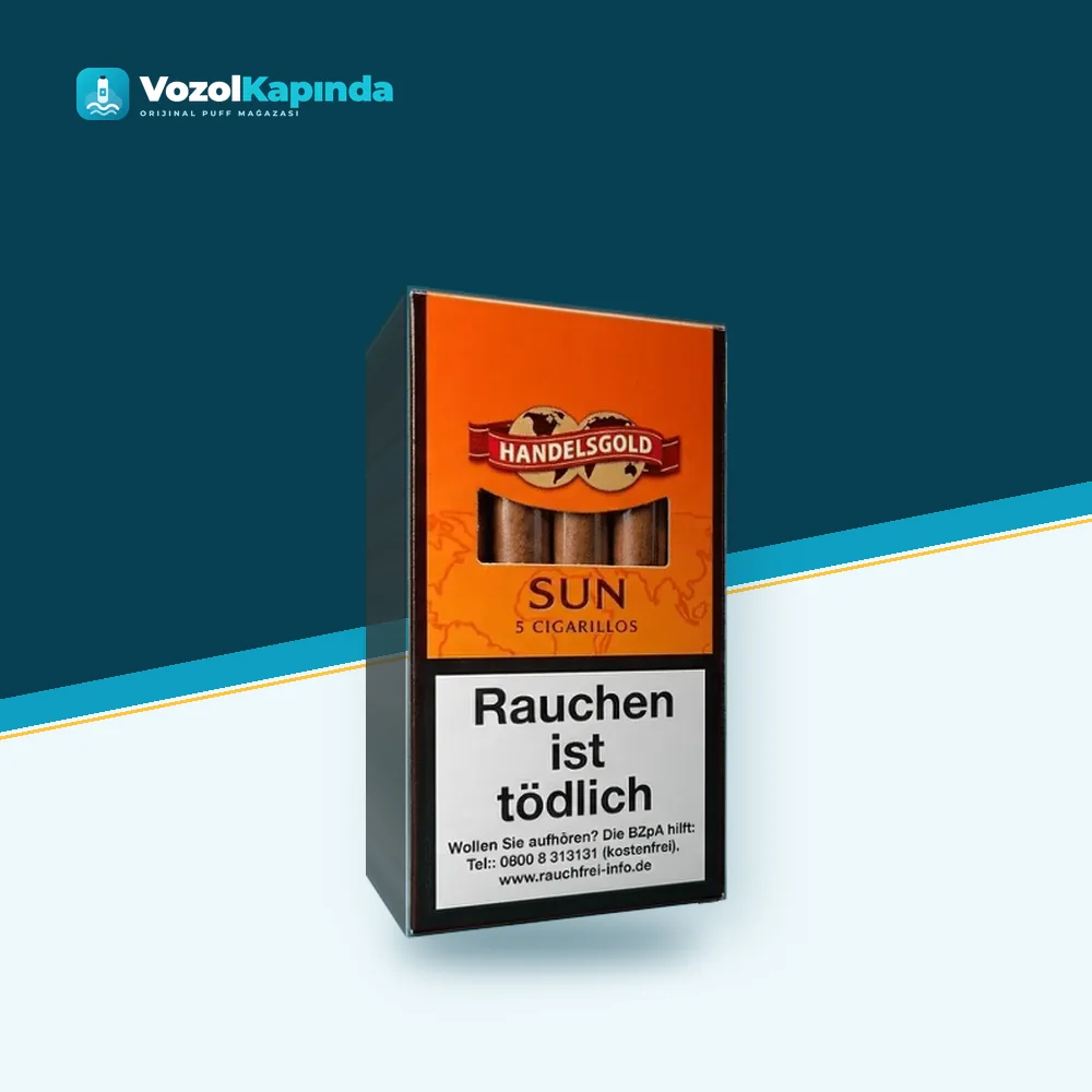 Handelsgold Sun Portakal Aromalı Ürün Görseli Handelsgold Sun Portakal Aromalı ürün görseli, orijinal sigarillo