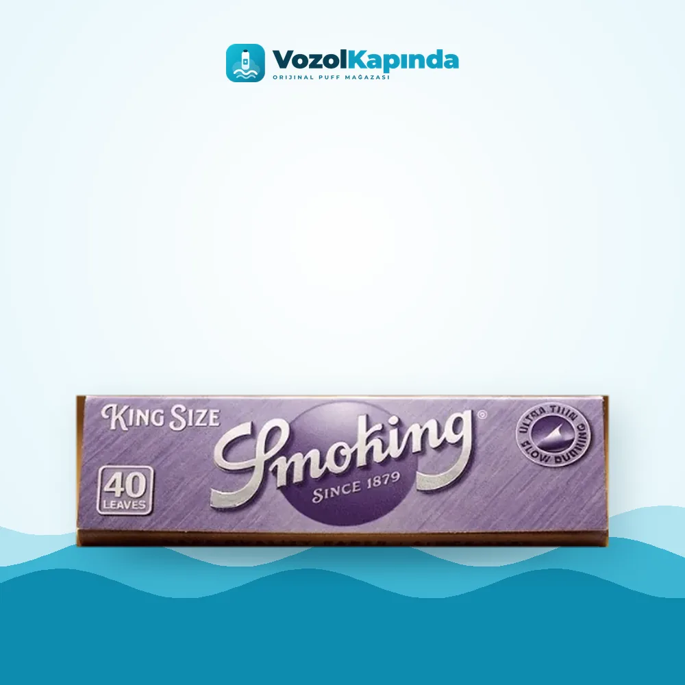 Smoking Silver King Size Paket Görünümü Smoking Silver King Size paket görünümü