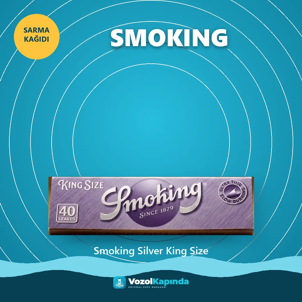 Smoking Silver King Size Sipariş Bilgileri Smoking Silver King Size özellikleri: orijinal ürün, kapıda ödeme, gizli paket