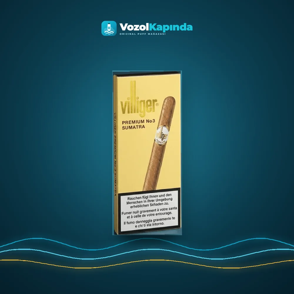 Villiger PREMIUM No 3 Sumatra (5li paket) fiyatı ve siparişi, Vozol Kapında