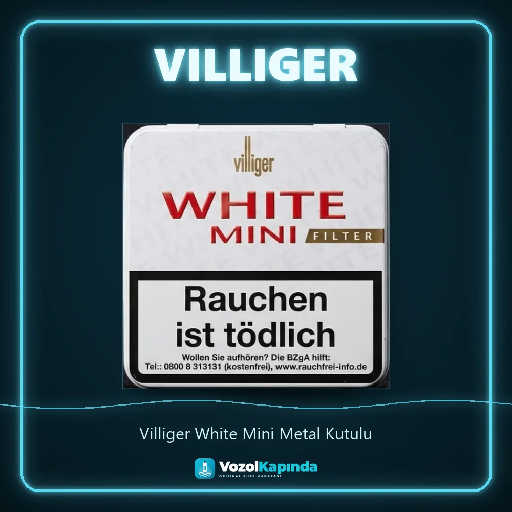 Villiger White Mini Metal Kutulu Bilgi Kartı Villiger White Mini Metal Kutulu sipariş avantajları: kapıda ödeme ve gizli paket