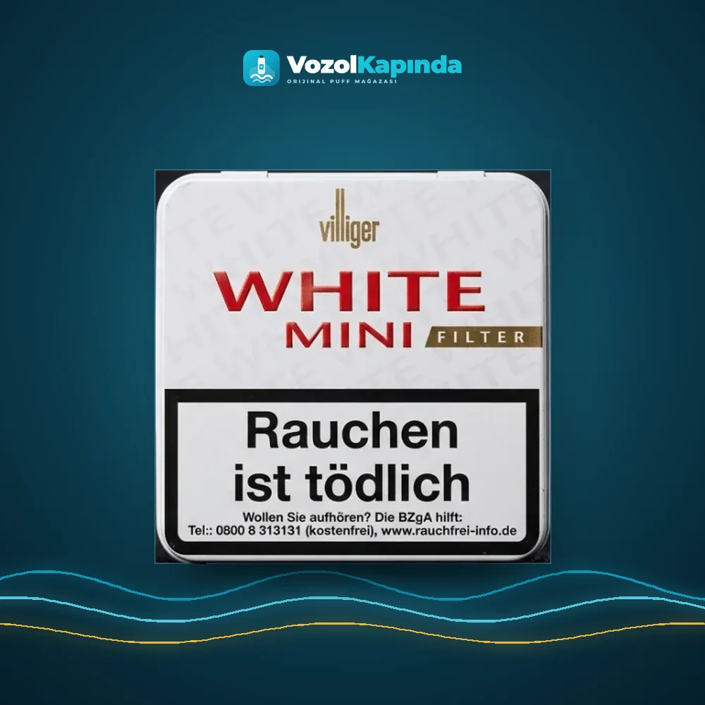 Villiger White Mini Metal Kutulu Fiyatı Villiger White Mini Metal Kutulu satın al, Vozol Kapında