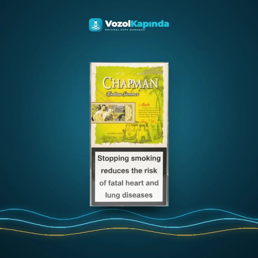 Chapman Endless Summer Green Slim Yeşil Elma Aromalı Sigara Fiyatı Chapman Endless Summer Green Slim Yeşil Elma Aromalı Sigara satın al, Vozol Kapında