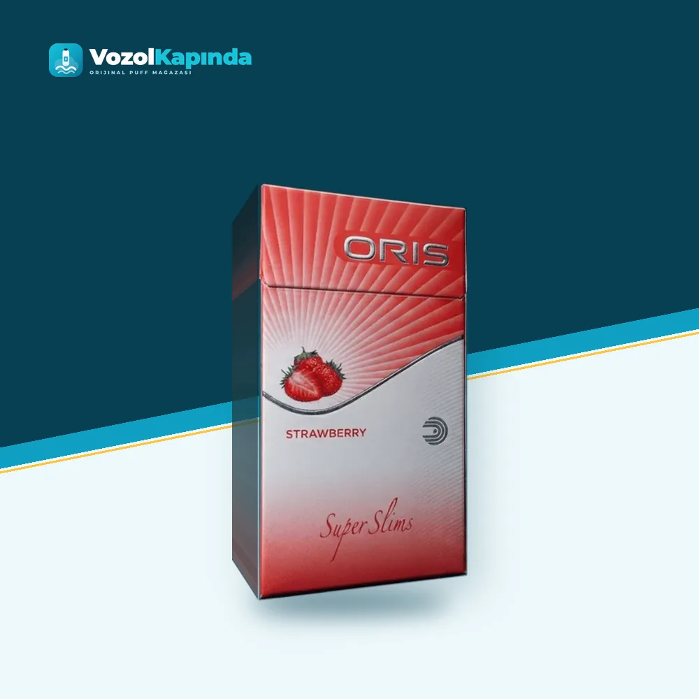 Oris Strawberry Superslims Sigara Çilek Aromalı ürün görseli, orijinal sigara