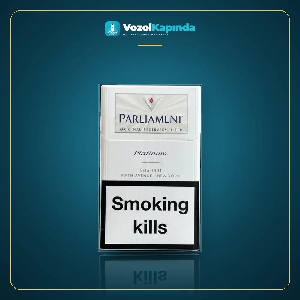 Parliament Platinum 20’s Superlight Sigara Ürün Görseli Parliament Platinum 20’s Superlight Sigara paket görünümü