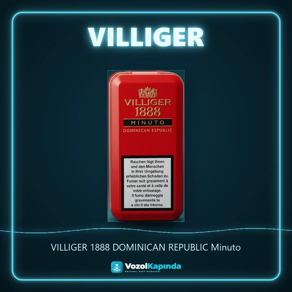 VILLIGER 1888 DOMINICAN REPUBLIC Minuto özellikleri: orijinal ürün, kapıda ödeme, gizli paket