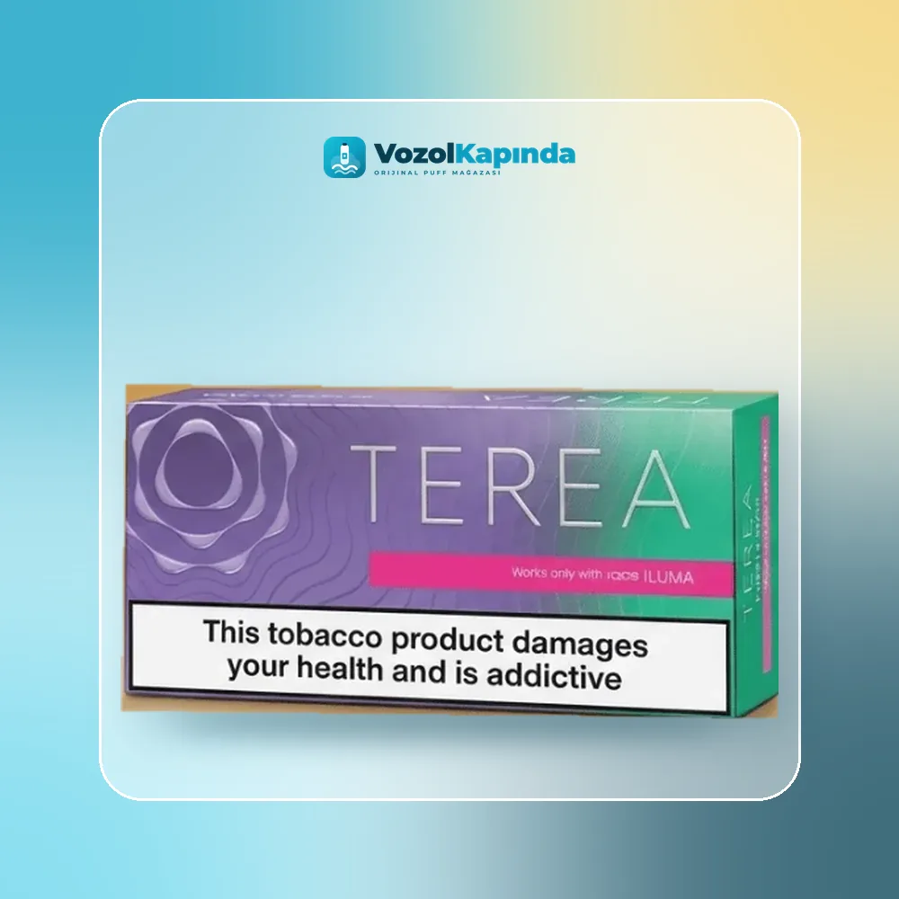 IQOS Terea Purple Wave Ürün Görseli IQOS Terea Purple Wave ön yüz görseli, orijinal ambalaj