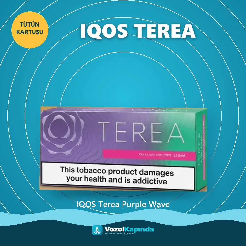 IQOS Terea Purple Wave Özellikleri IQOS Terea Purple Wave sipariş avantajları: kapıda ödeme ve gizli paket