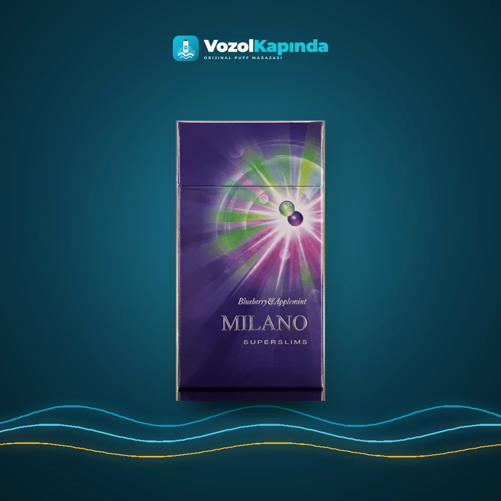 Milano Superslim Blueberry Applemint, Vozol Kapında orijinal sigara