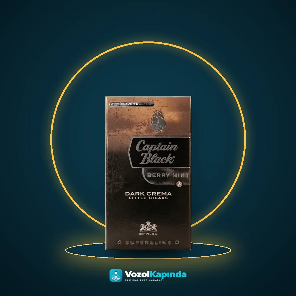 Captain Black Berry Mint Dark Crema Fiyatı Captain Black Berry Mint Dark Crema fiyatı ve siparişi, Vozol Kapında