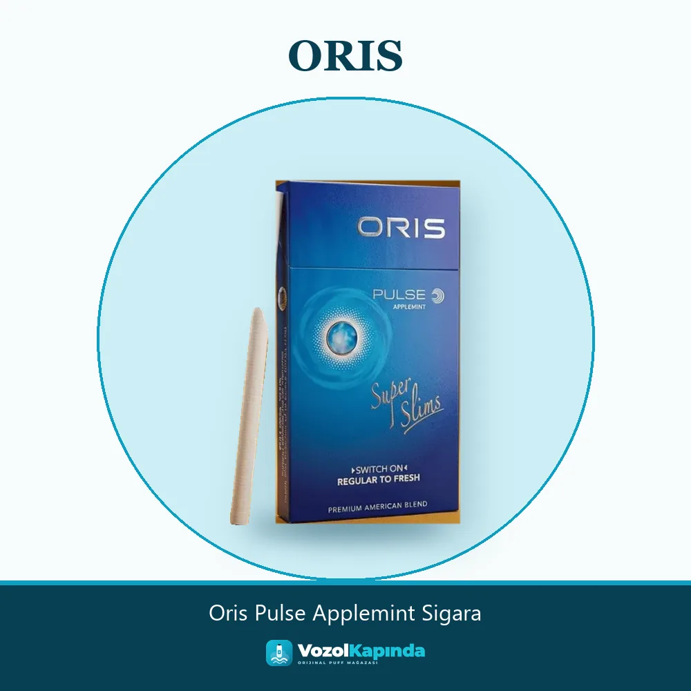 Oris Pulse Applemint Sigara Özellikleri Oris Pulse Applemint Sigara özellikleri: orijinal ürün, kapıda ödeme, gizli paket