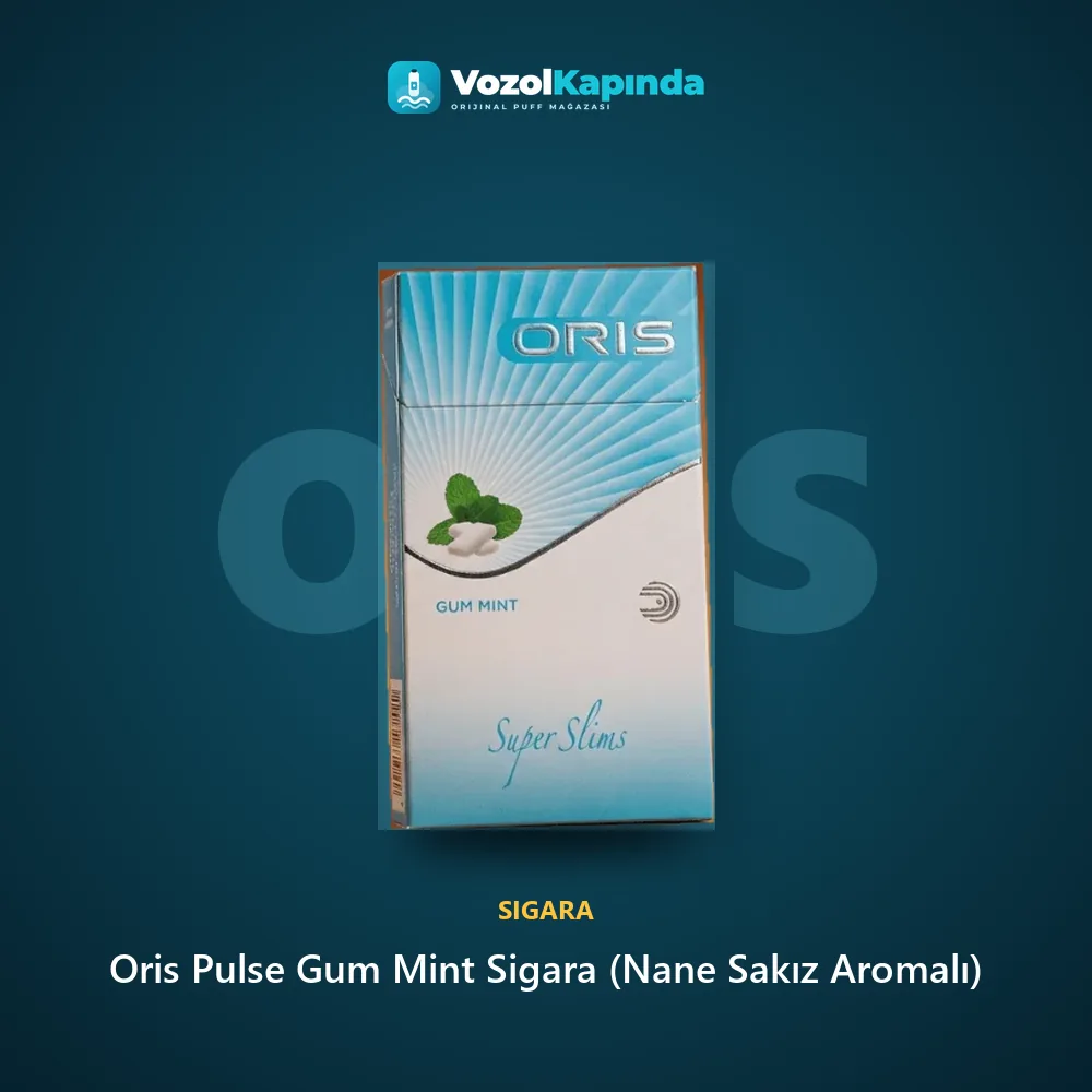 Oris Pulse Gum Mint Sigara (Nane Sakız Aromalı) Özellikleri Oris Pulse Gum Mint Sigara (Nane Sakız Aromalı) bilgi kartı, orijinal sigara