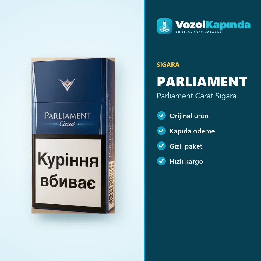 Parliament Carat Sigara Sipariş Bilgileri Parliament Carat Sigara bilgi kartı, orijinal sigara