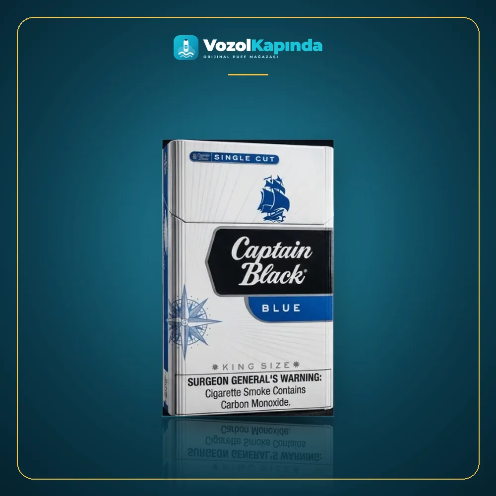 Captain Black Blue İthal Sigara Ürün Görseli Captain Black Blue İthal Sigara ürün görseli, orijinal sigara