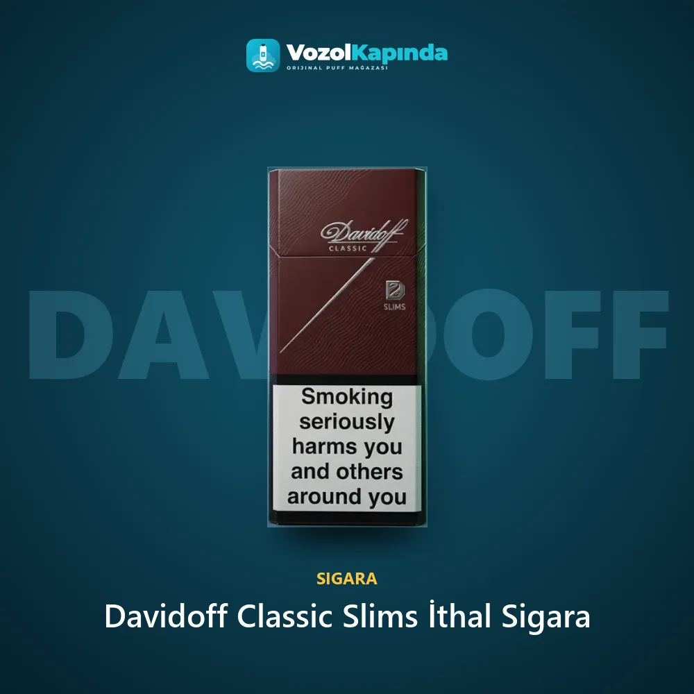 Davidoff Classic Slims İthal Sigara sipariş avantajları: kapıda ödeme ve gizli paket