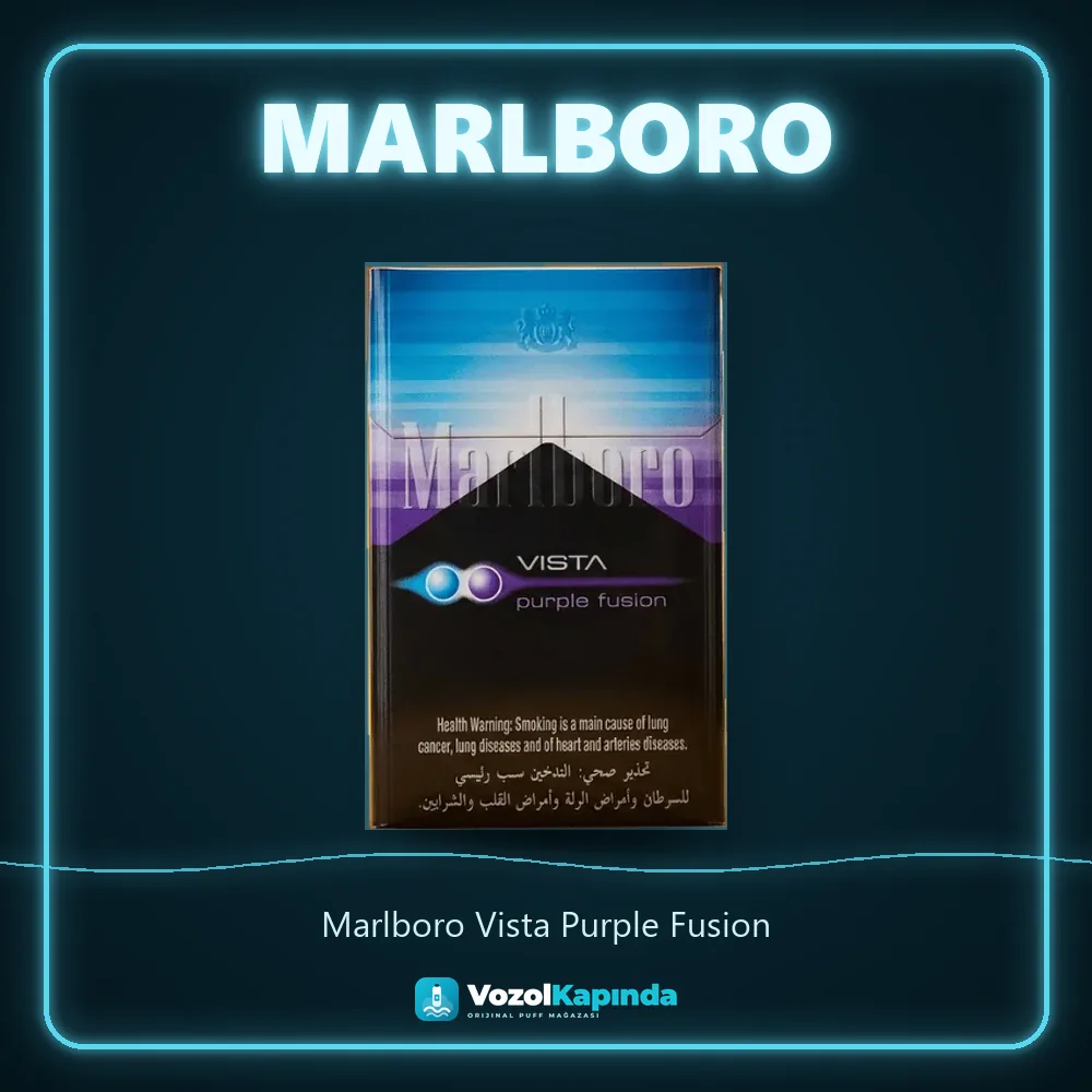 Marlboro Vista Purple Fusion Bilgi Kartı Marlboro Vista Purple Fusion bilgi kartı, orijinal sigara