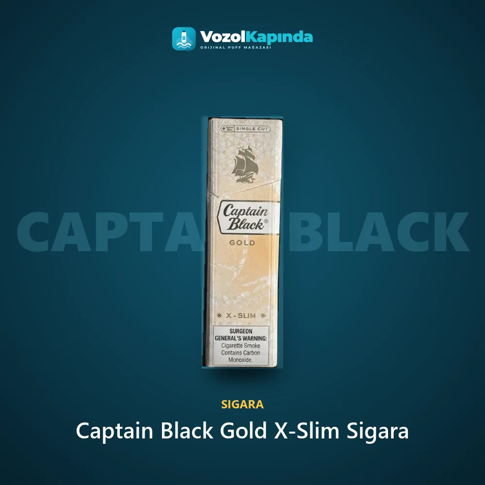 Captain Black Gold X-Slim Sigara sipariş avantajları: kapıda ödeme ve gizli paket