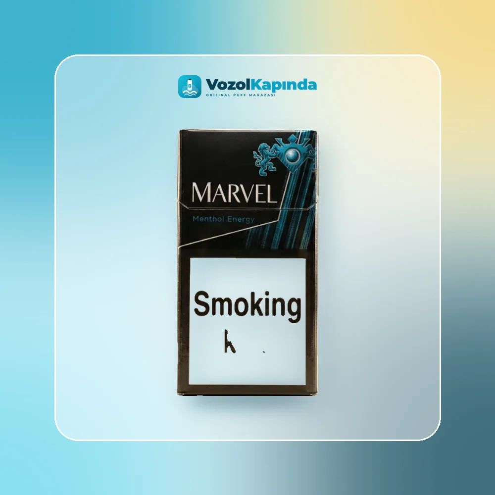 Marvel Menthol Energy Sigara paket görünümü