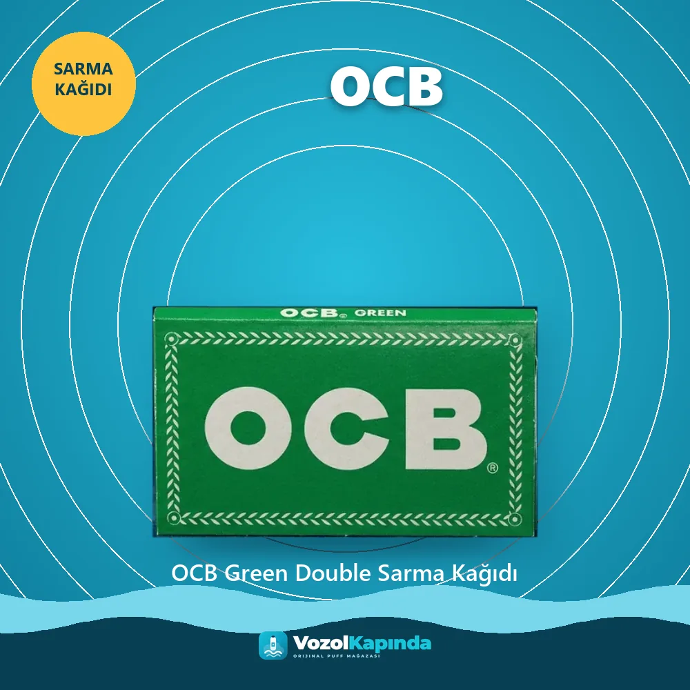 OCB Green Double Sarma Kağıdı Özellikleri OCB Green Double Sarma Kağıdı özellikleri: orijinal ürün, kapıda ödeme, gizli paket