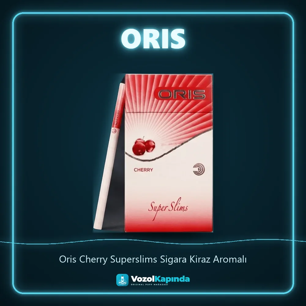 Oris Cherry Superslims Sigara Kiraz Aromalı Bilgi Kartı Oris Cherry Superslims Sigara Kiraz Aromalı sipariş avantajları: kapıda ödeme ve gizli paket